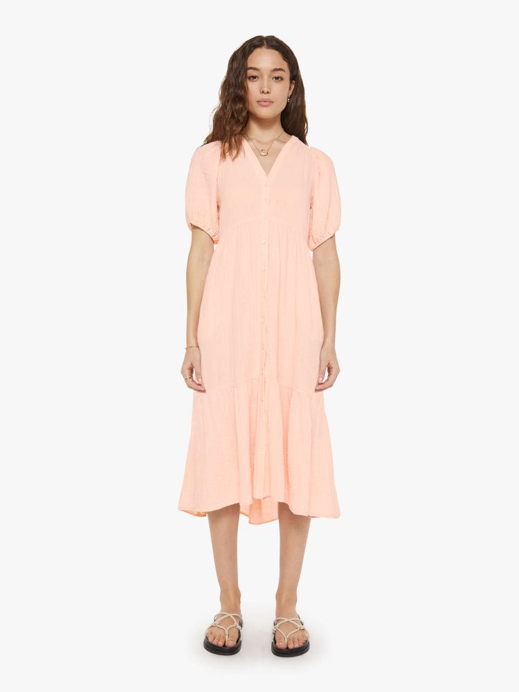 XiRENA Lennox Dress Dawn in Pink,Size Large (also XS,S,M) XiRENA Lennox Dress Dawn in Pink,Size Large (also XS,S,M)