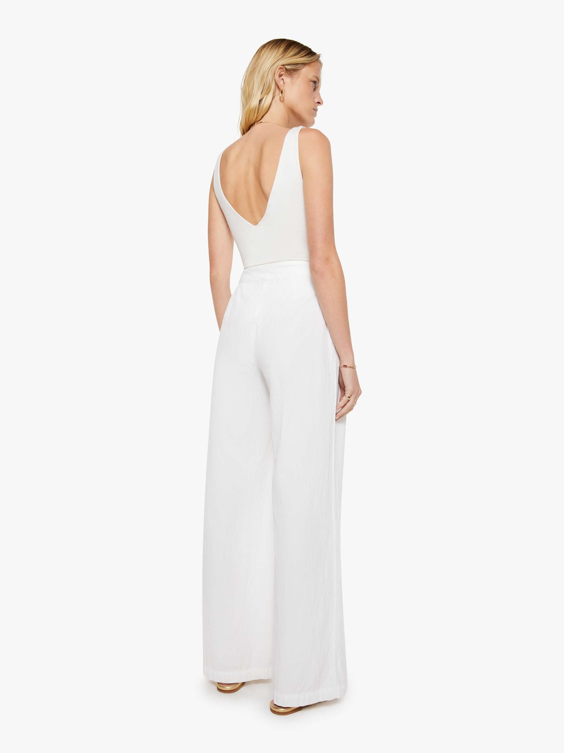 SABLYN Brooke B Trouser - White | MOTHER DENIM