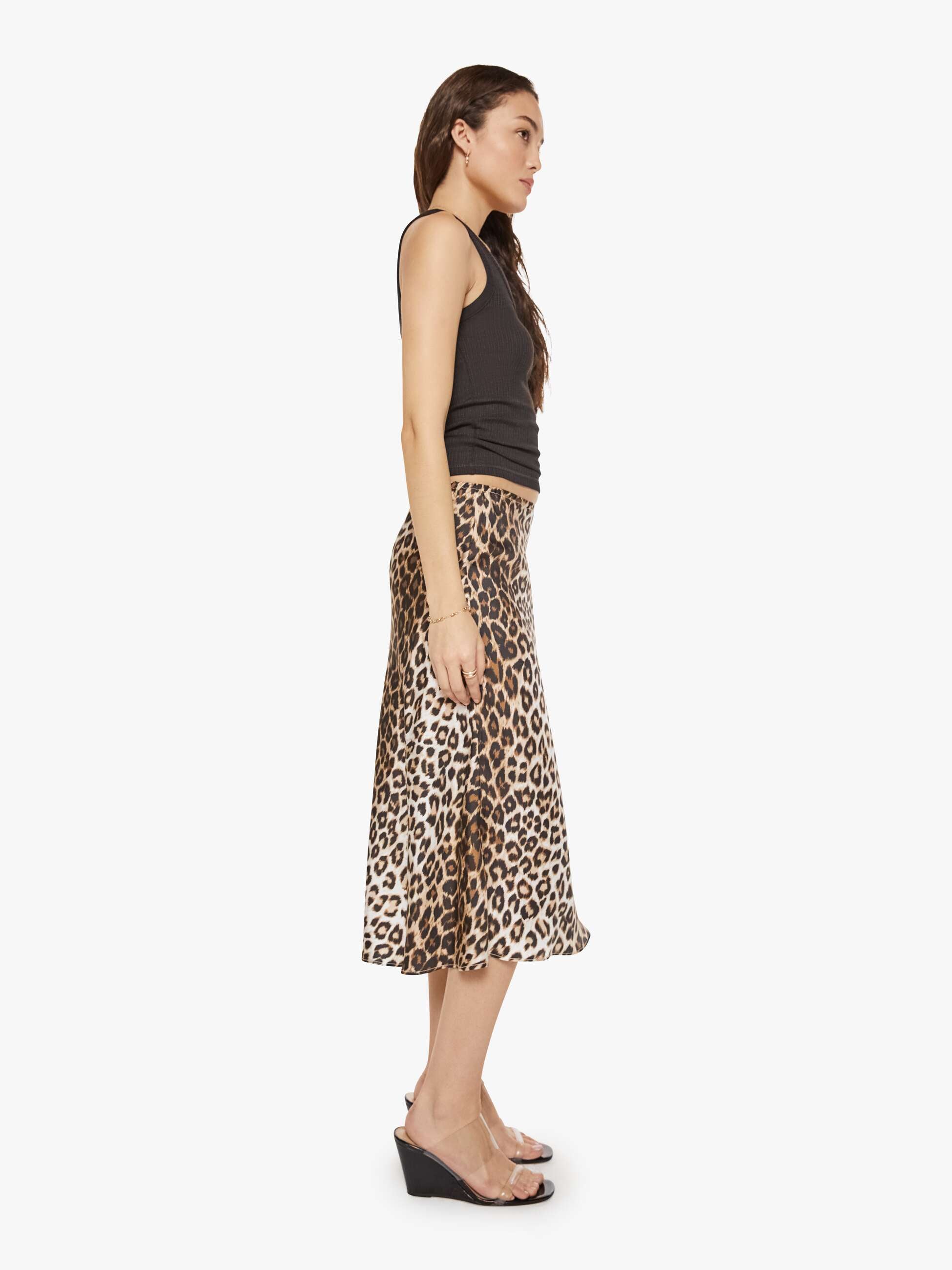 La Prestic Ouiston Nola Skirt - Panthere | MOTHER DENIM