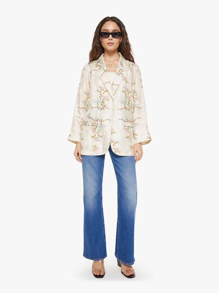La Prestic Ouiston Elichou Blazer - Broderie Ecru