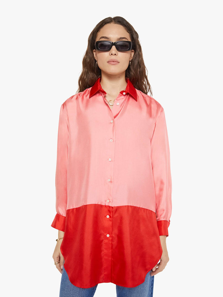 La Prestic Ouiston Liquette Top - Rose Mix