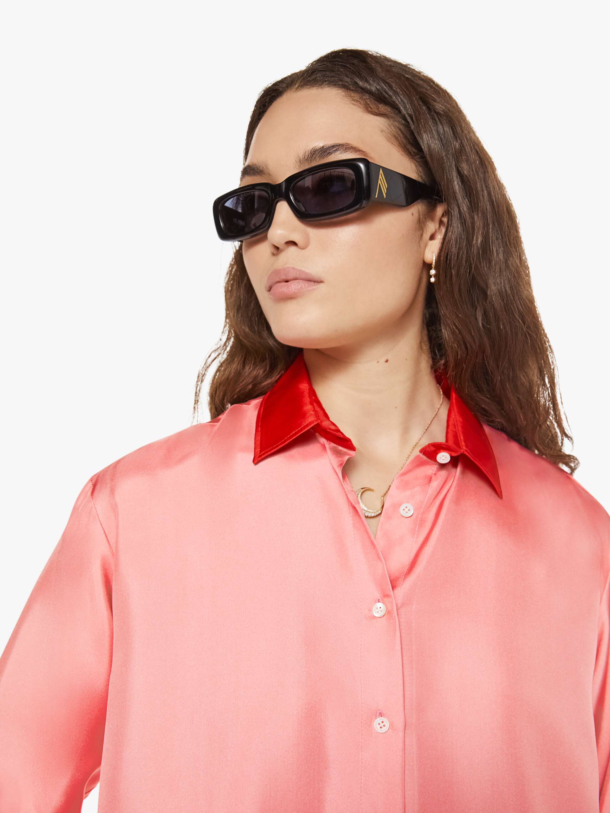 La Prestic Ouiston Liquette Top - Rose Mix | MOTHER DENIM