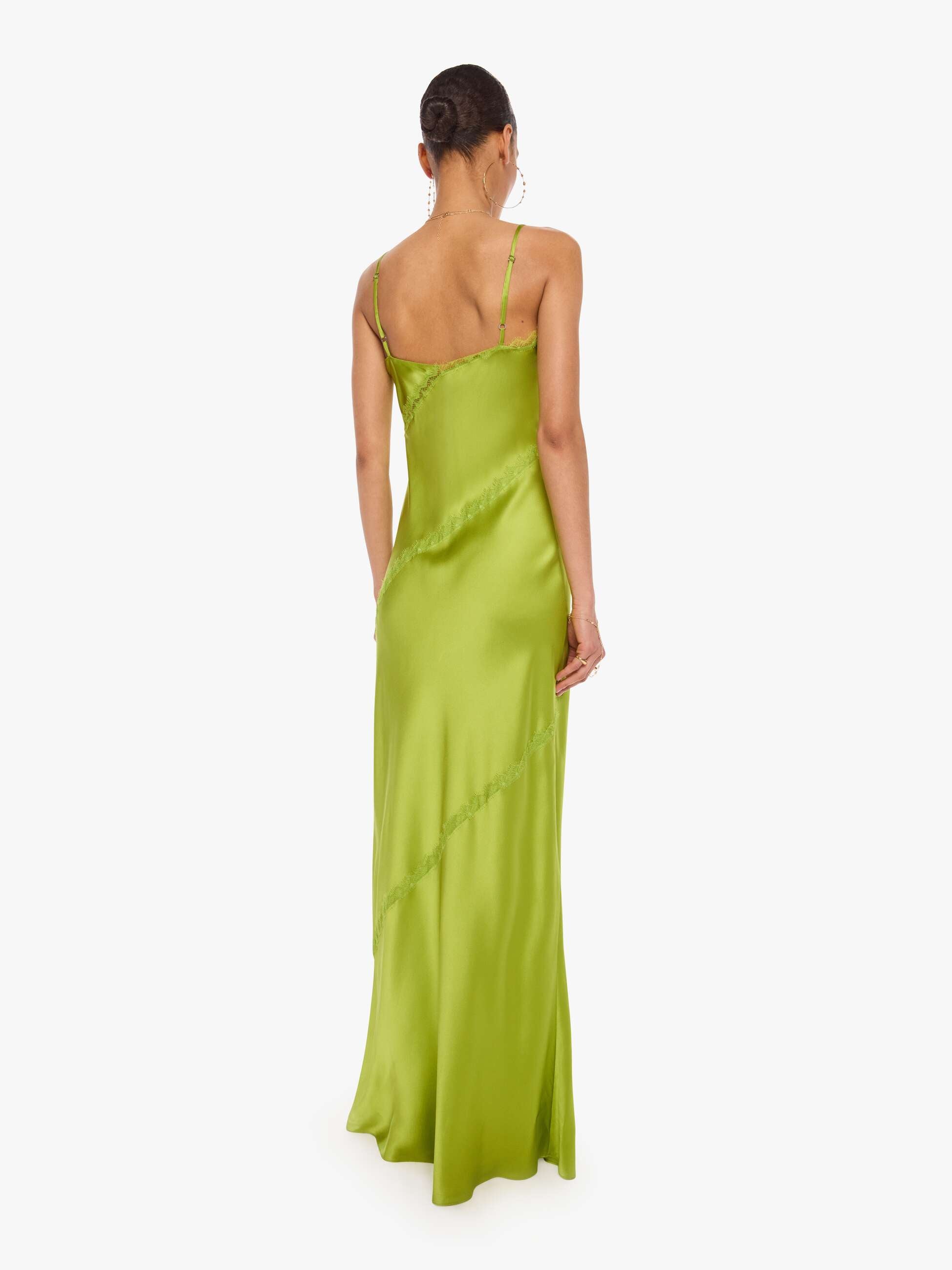 SABLYN Cece Lace Inset Cami Dress - Chartruese | MOTHER DENIM