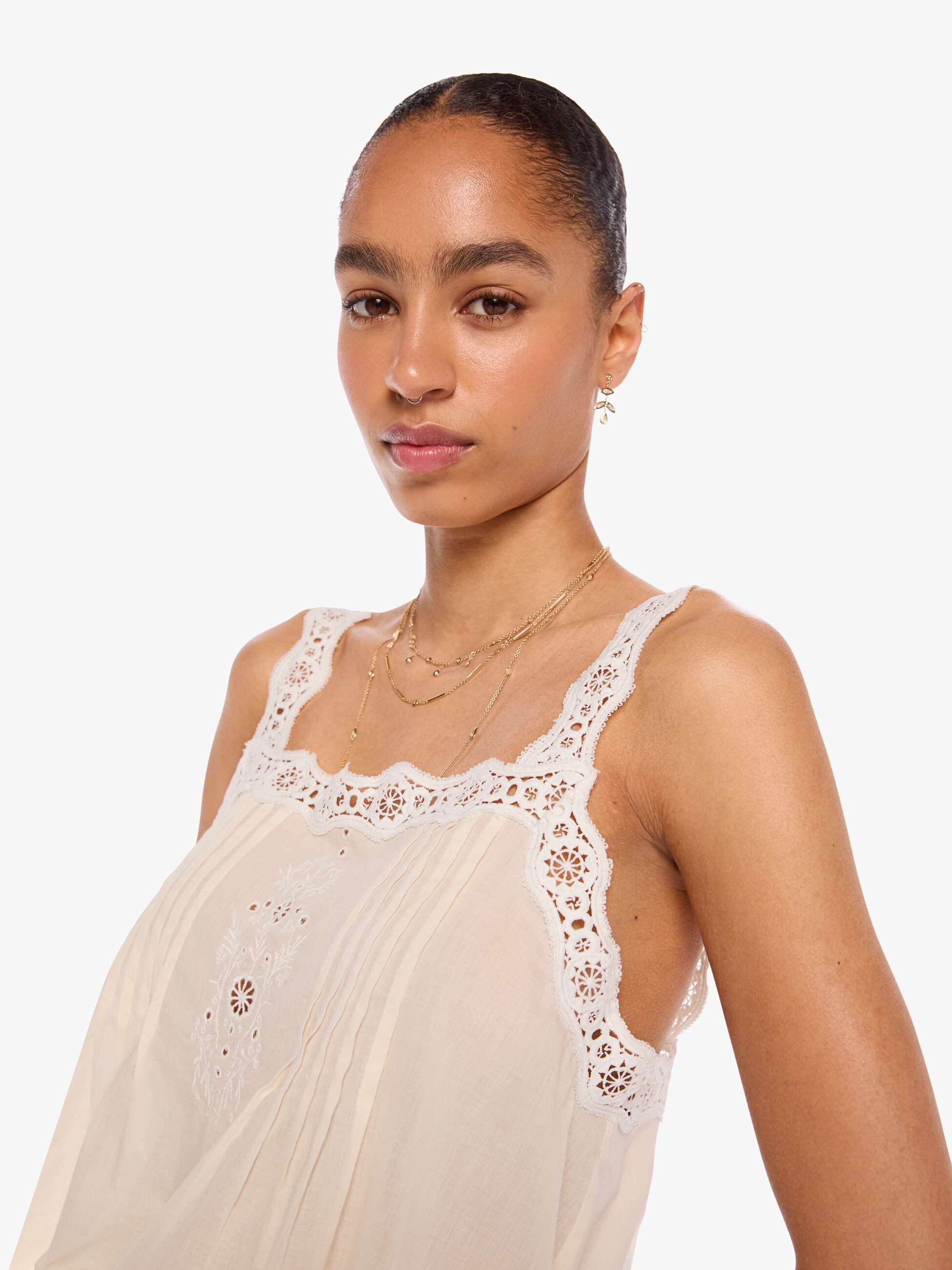 XiRENA Abby Top - Beige Cream | MOTHER DENIM