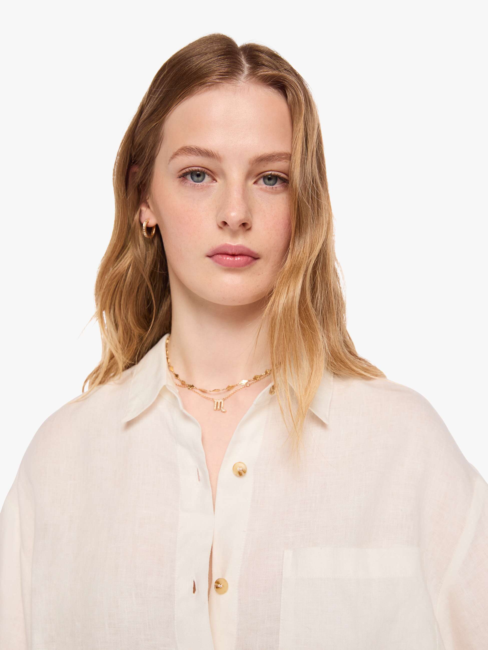 XiRENA Clarke Shirt - White | MOTHER DENIM