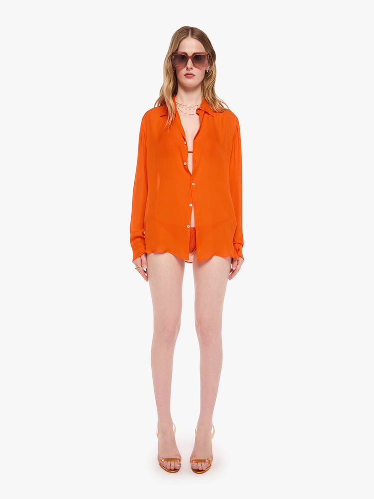 SPRWMN Mara Button Up - Orange