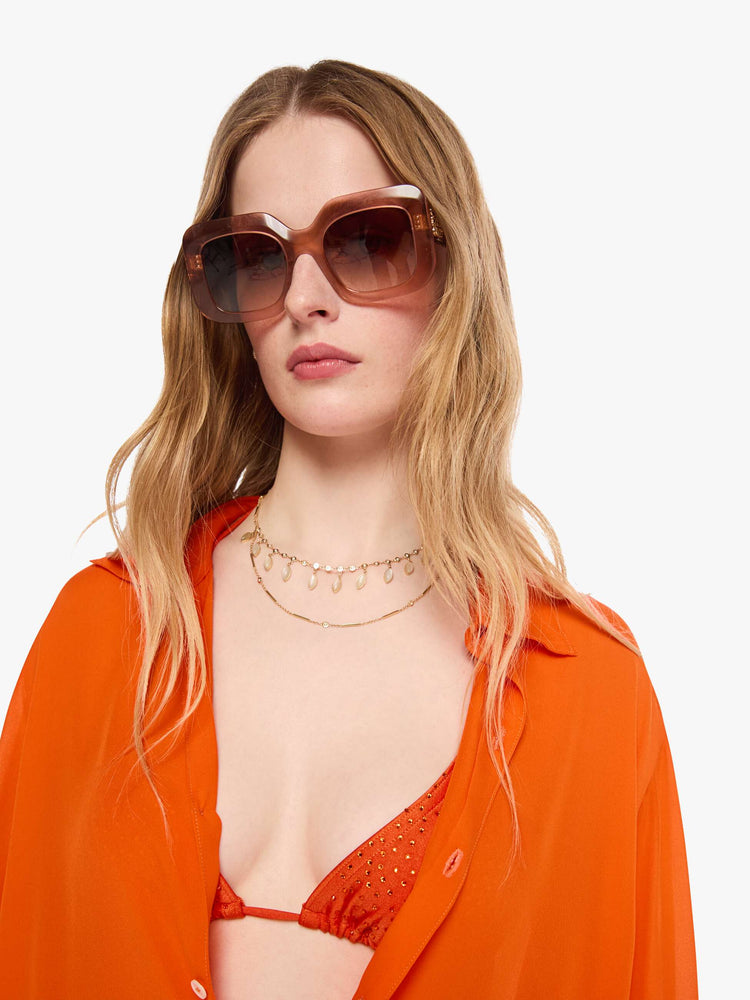 SPRWMN Mara Button Up - Orange