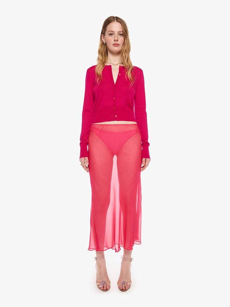 SPRWMN Baby Cardigan - Hot Pink