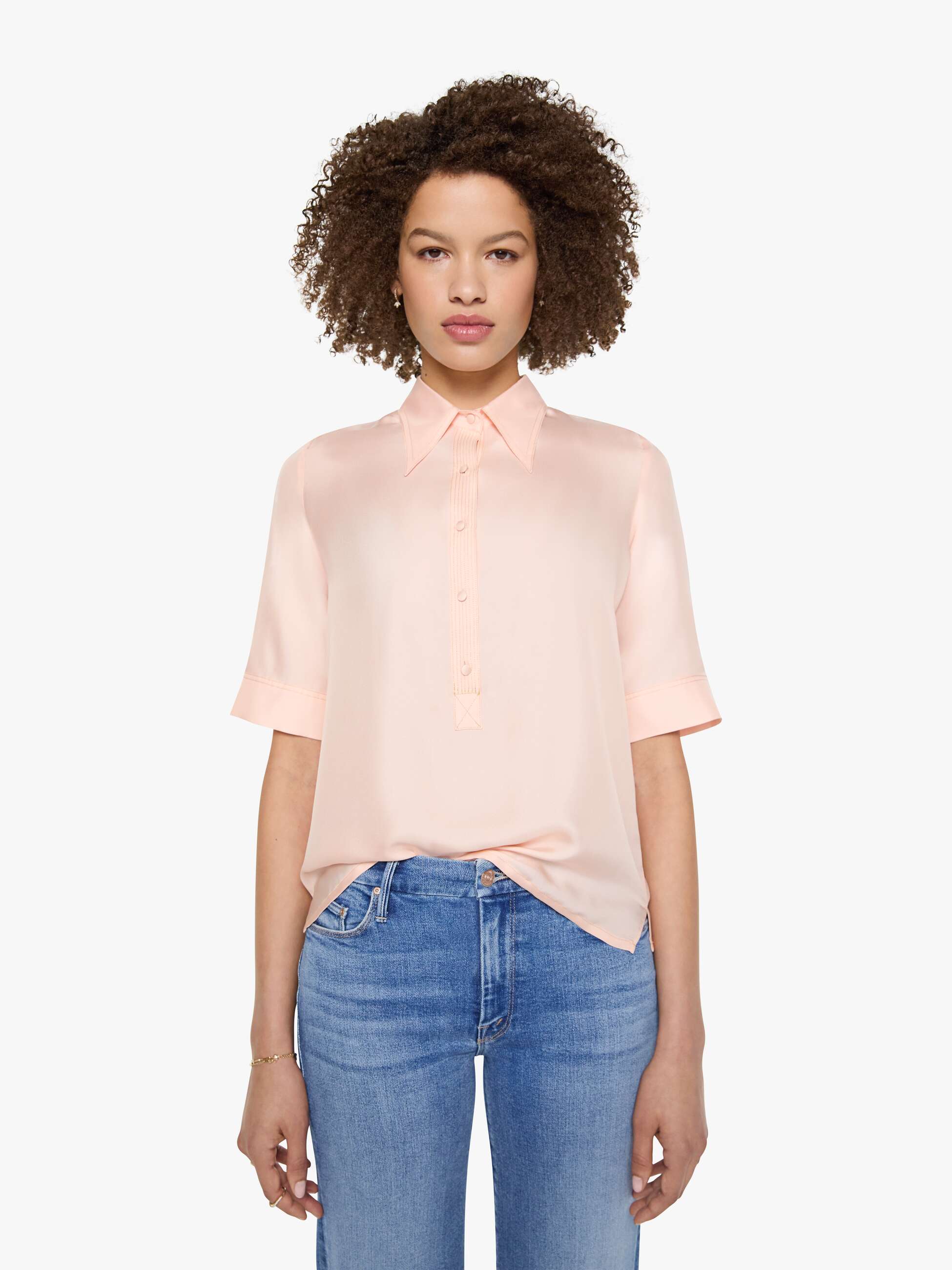 La Prestic Ouiston Lauren Shirt - Cristal Rose