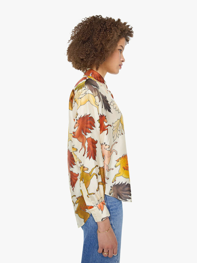 La Prestic Ouiston Brooks Shirt - Chevaux De Feu Ecru