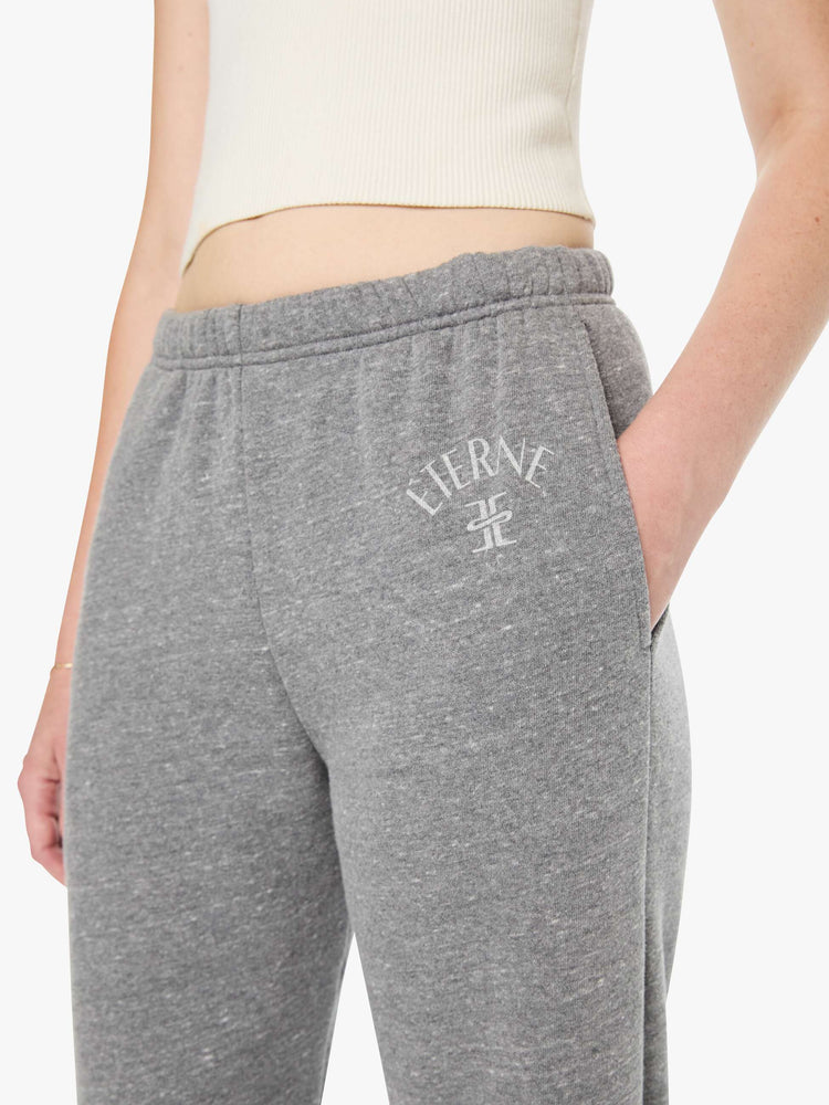 Eterne Boyfriend Pocket Sweatpant - Dark Heather Grey