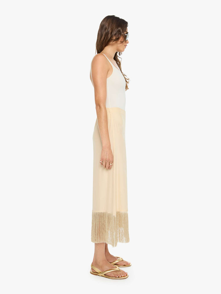 Natalie Martin Anita Skirt - Cream Fringe