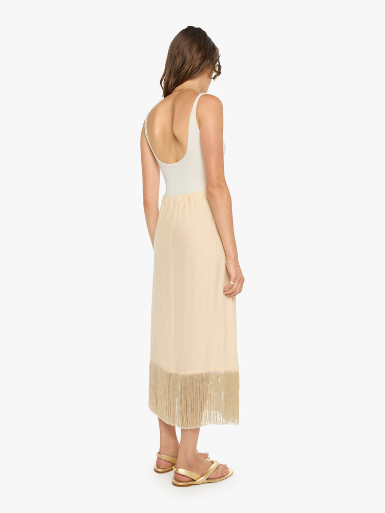 Natalie Martin Anita Skirt - Cream Fringe