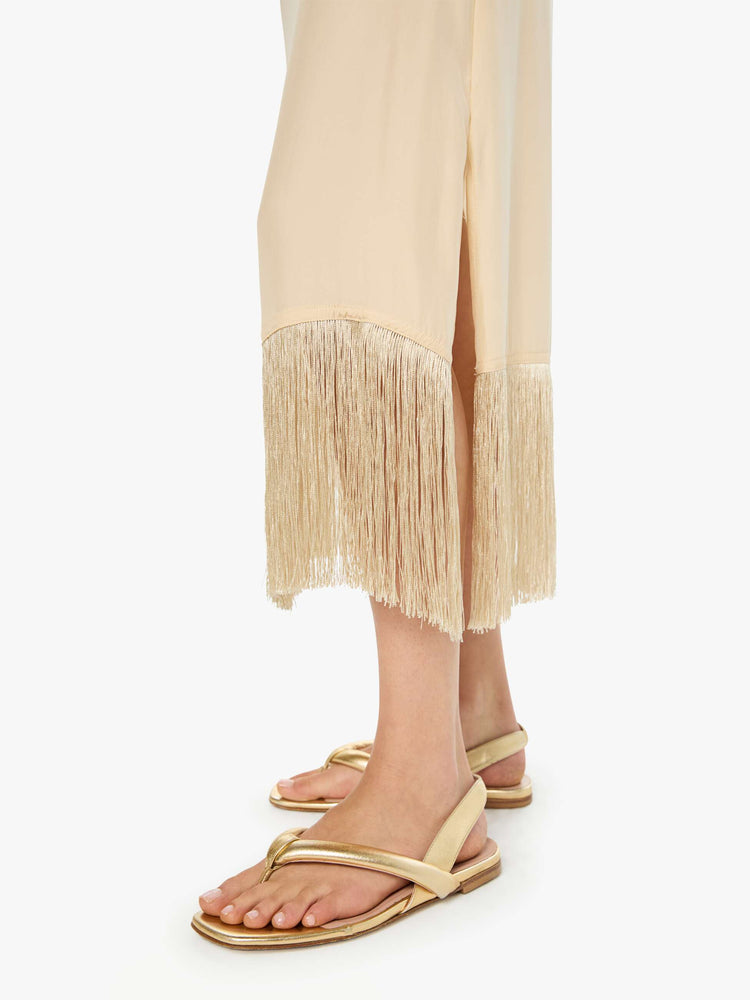 Natalie Martin Anita Skirt - Cream Fringe