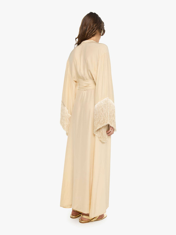 Natalie Martin Sarah Dress - Cream Fringe
