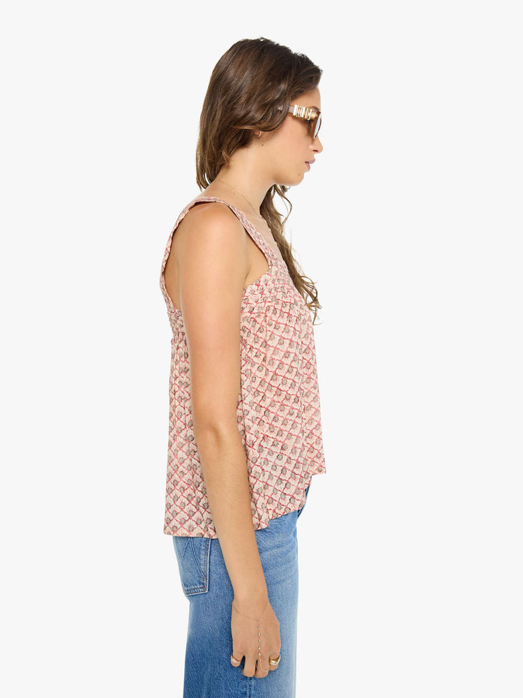Natalie Martin Jasmine Top - Scallop Blush