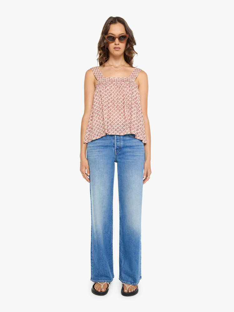 Natalie Martin Jasmine Top - Scallop Blush