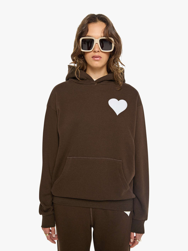 SPRWMN Heart Hoodie - Americano