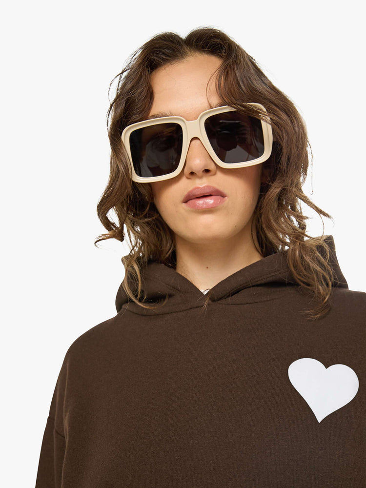 SPRWMN Heart Hoodie - Americano