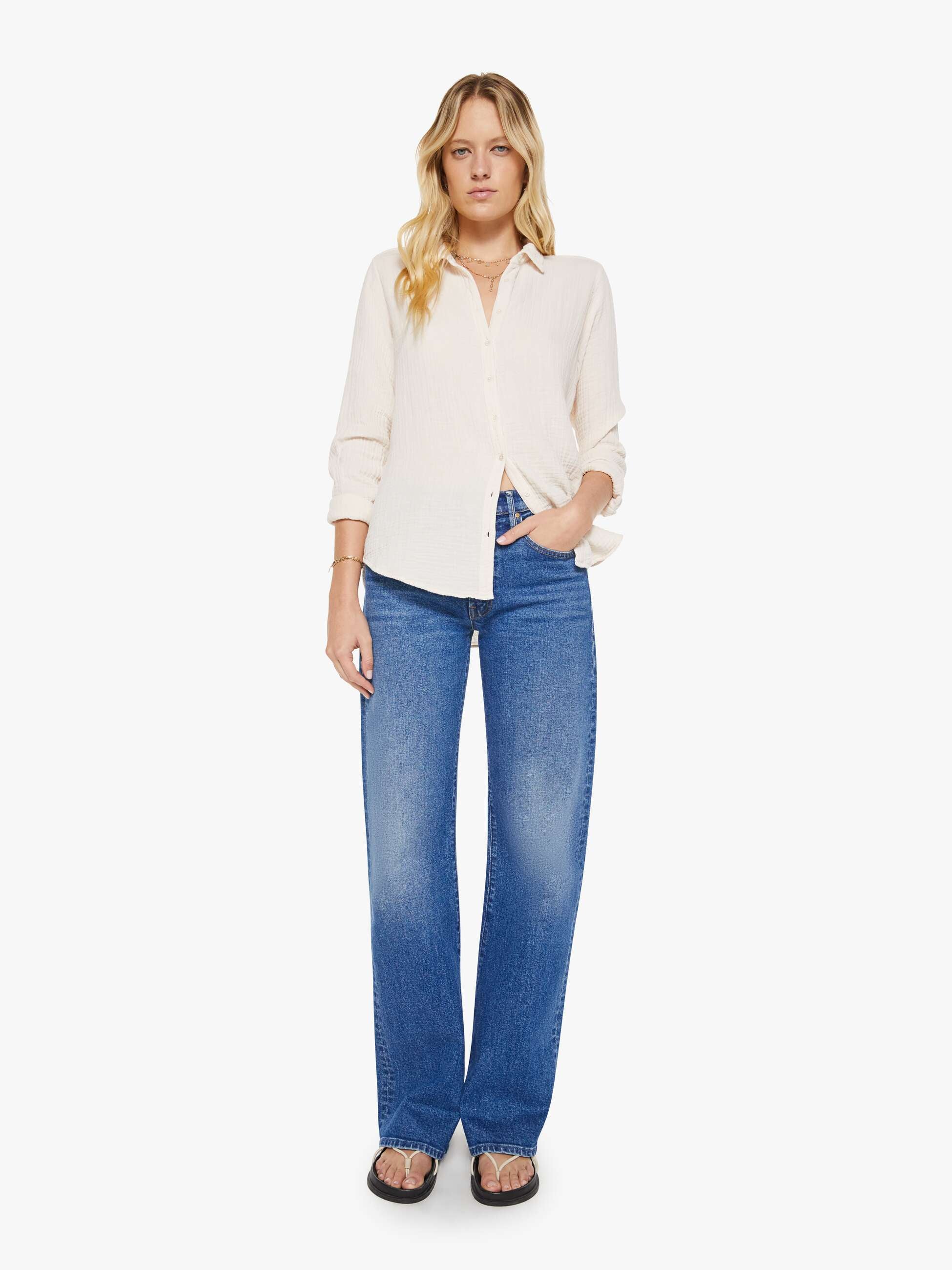 XiRENA Scout Shirt - Oysterette | MOTHER DENIM