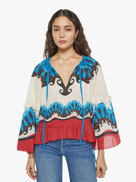 La DoubleJ x MOTHER Boho Blouse - Pacific Placee