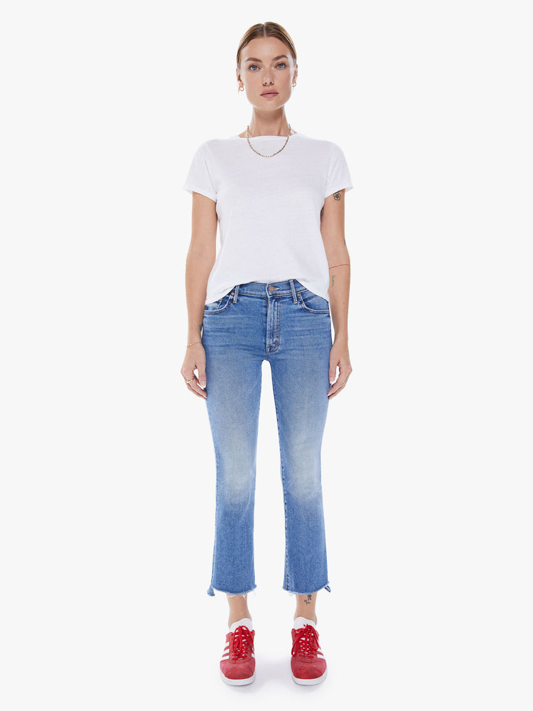 THE INSIDER CROP STEP FRAY JUICIN | MOTHER DENIM