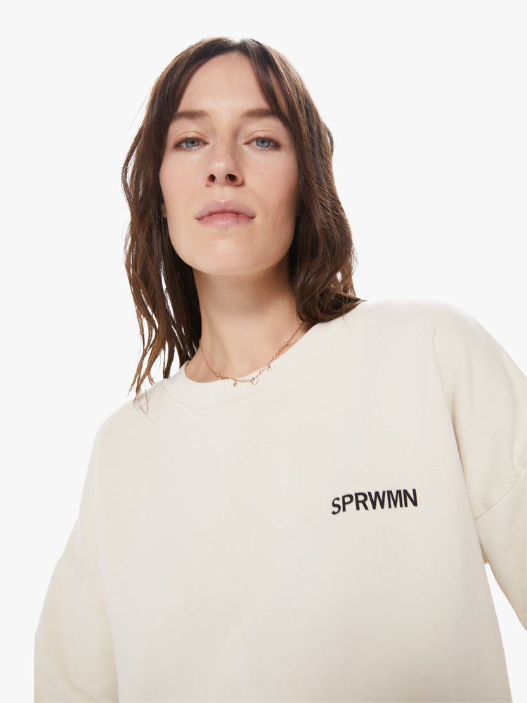 SPRWMN Logo Sweatshirt Vintage - Off White