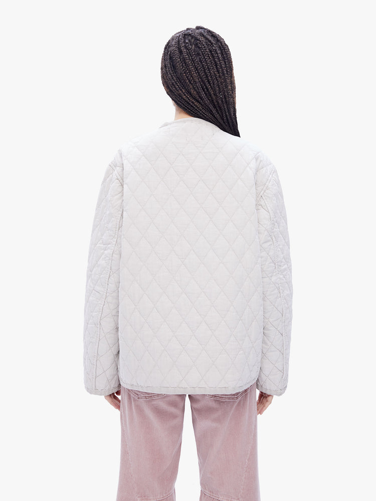 Dr. Collectors Peace Quilted Jacket - White Sand